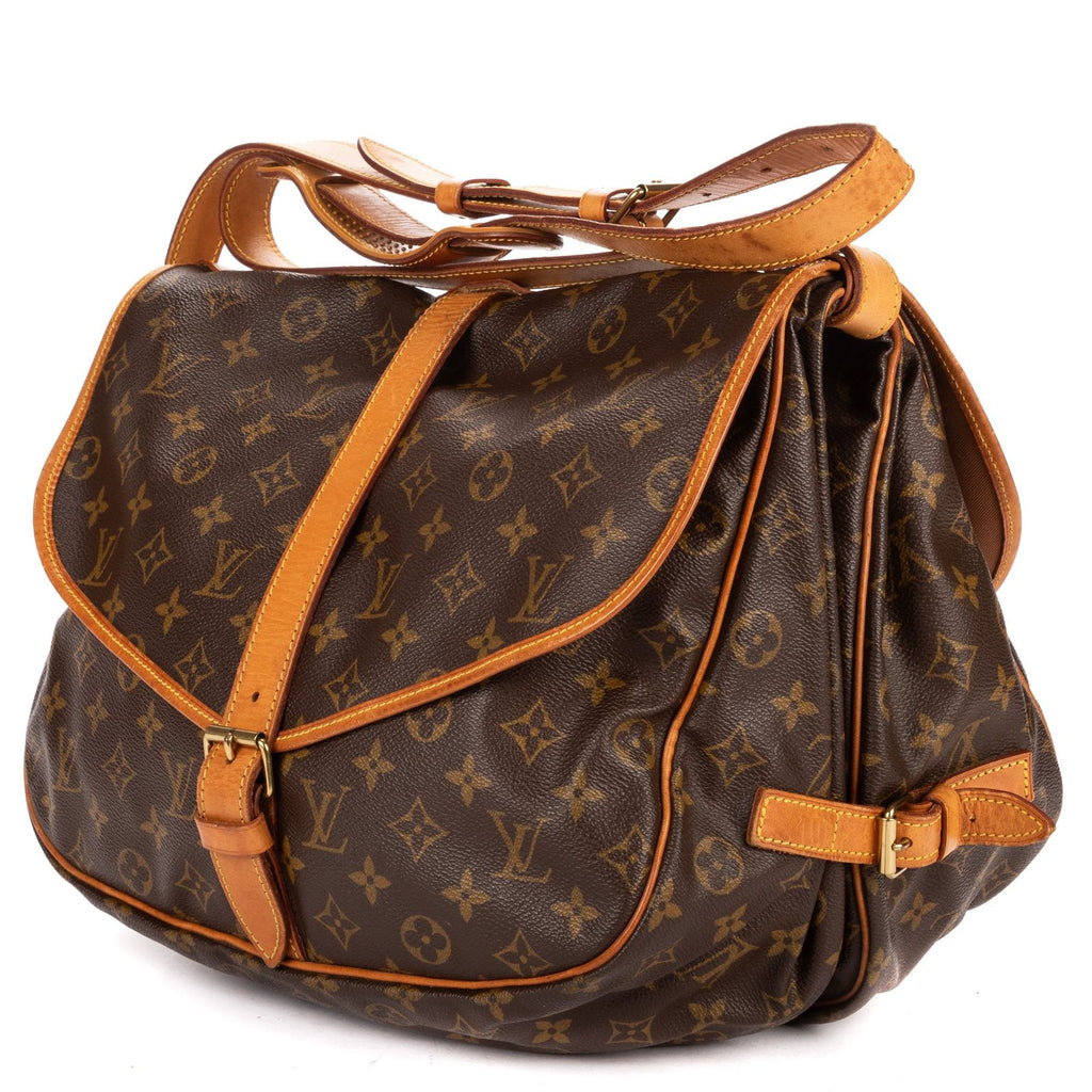 Louis Vuitton Saumur Brown Monogram Canvas — view 2