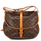 Louis Vuitton Saumur Brown Monogram Canvas — view 5