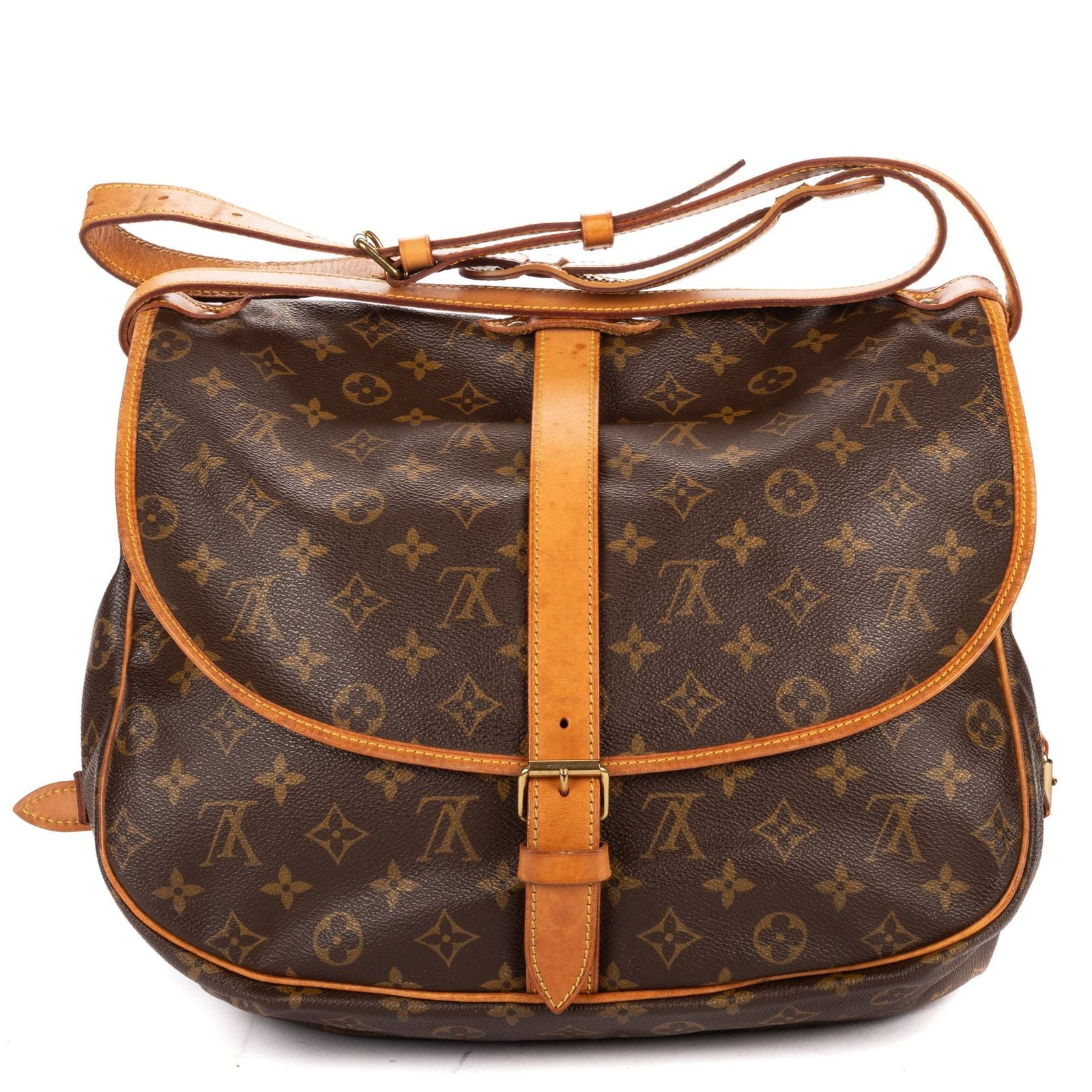 Louis Vuitton Saumur Brown Monogram Canvas — view 5