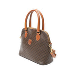 Celine Dome Top Handle Brown Macadam Canvas — view 2