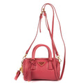 Prada Mini Bowl Bag Pink Saffiano Lux Leather