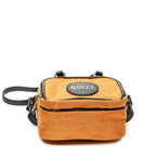 Gucci Zip Messenger Cross Body Orange Black GG Nylon Canvas — view 6