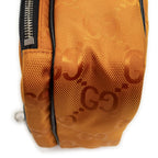 Gucci Zip Messenger Cross Body Orange Black GG Nylon Canvas — view 8