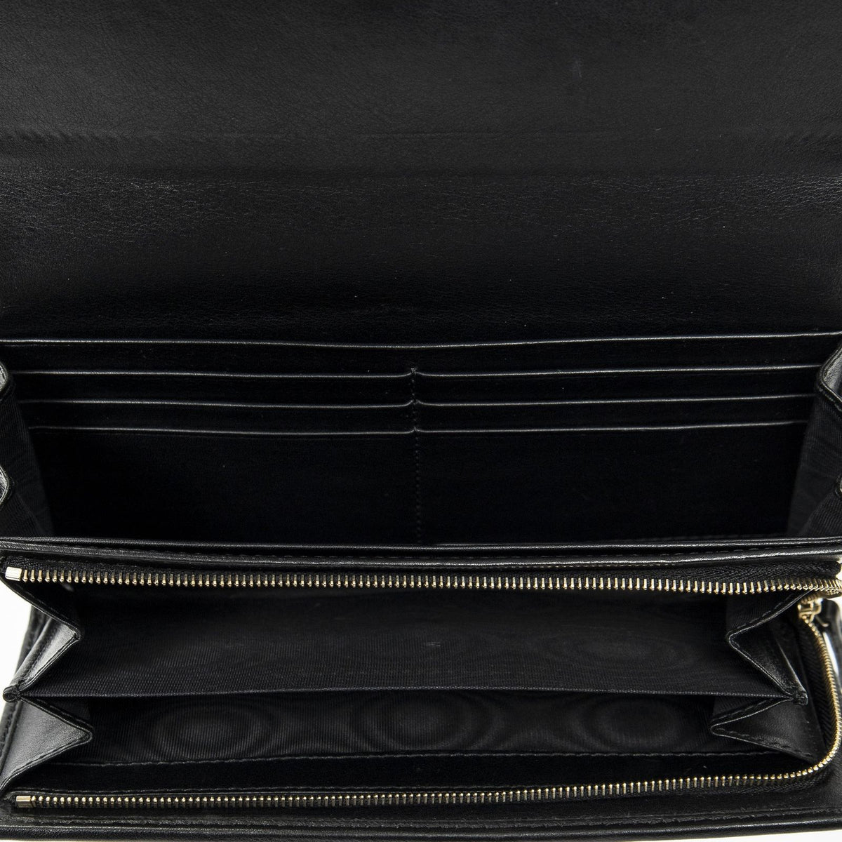 Gucci Interlocking G Continental Wallet Black Guccissima — view 4