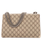 Gucci le Dionysus Chain Crossbody Beige Red Split Canvas — view 5