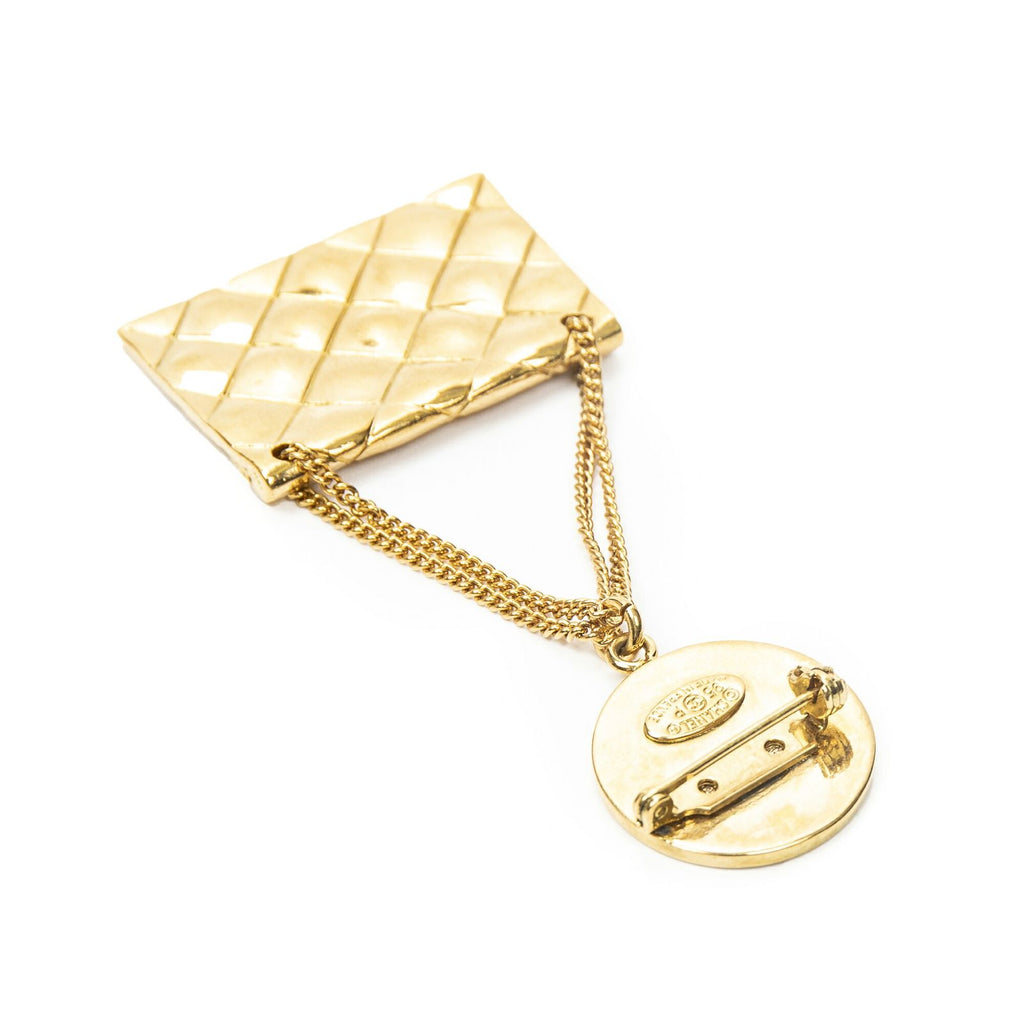 Chanel Bag Moti Fluoro Tipin Gold Plating — view 2