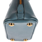 Prada Mini Promenada Blue Saffiano Luxe Leather Shoulder — view 7