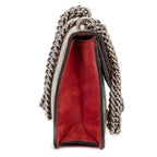 Gucci le Dionysus Chain Crossbody Beige Red Split Canvas — view 4