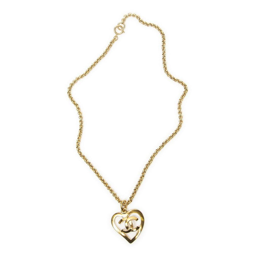 Chanel CC Logo Pendant Gold Plated