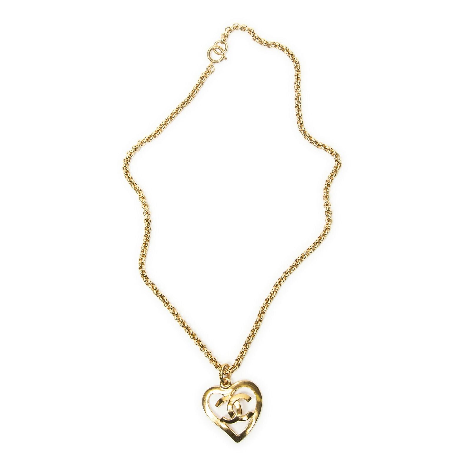 Chanel CC Logo Pendant Gold Plated