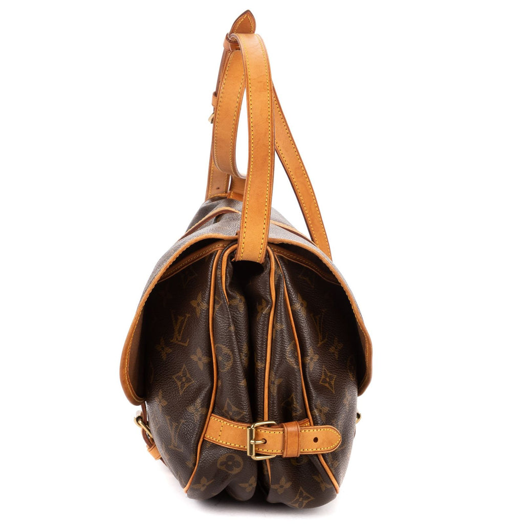 Louis Vuitton Saumur Brown Monogram Canvas — view 4