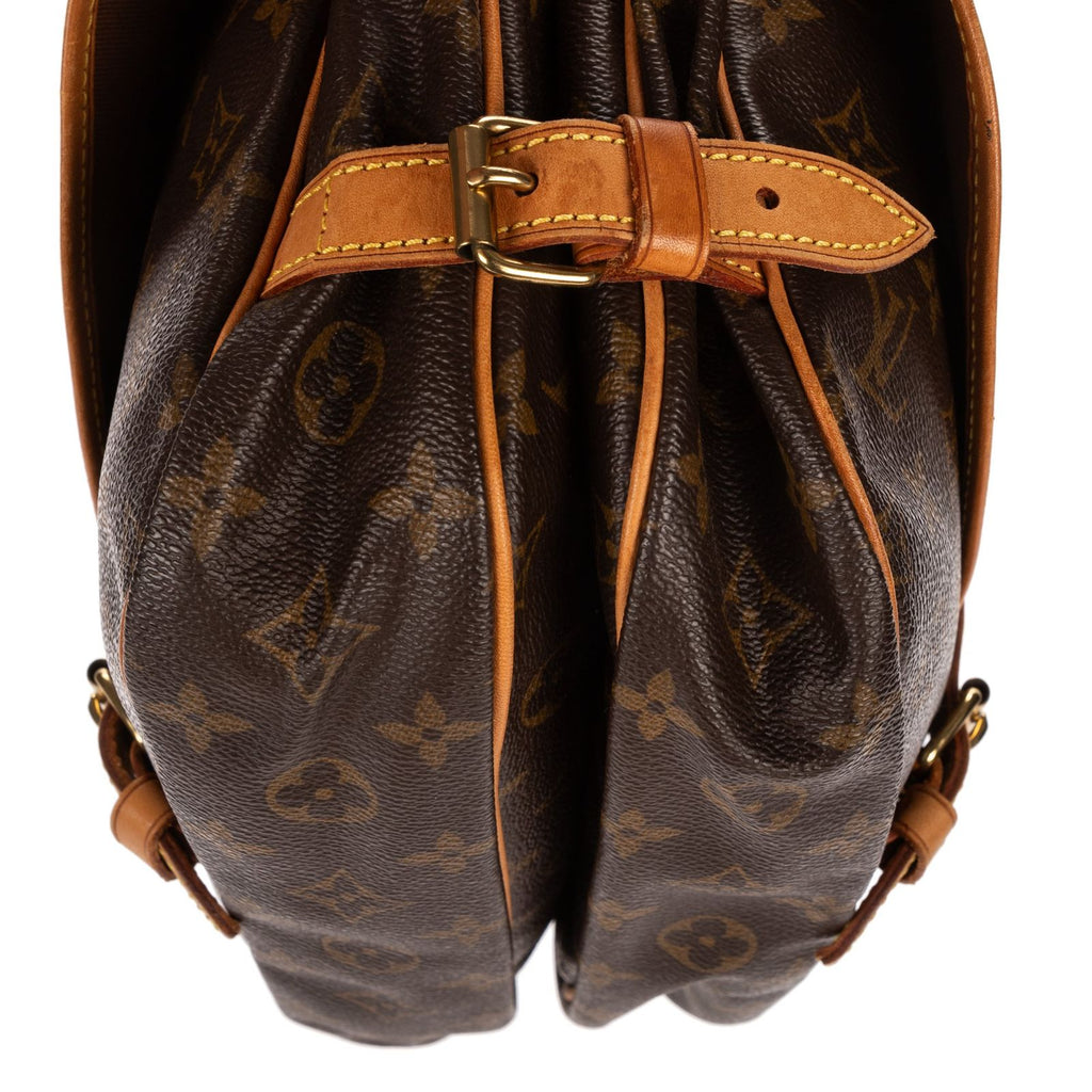 Louis Vuitton Saumur Brown Monogram Canvas — view 7