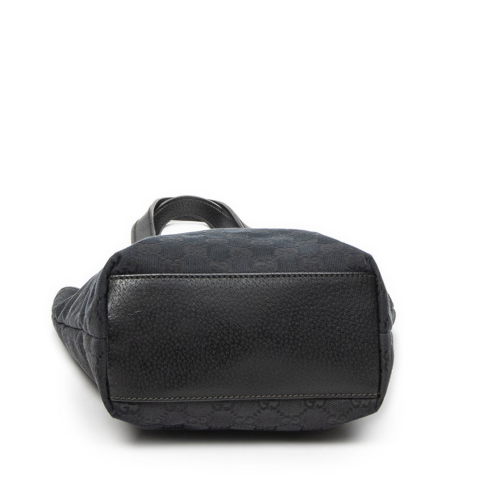 Gucci Cha Bucket Tote Black GG Canvas — view 6