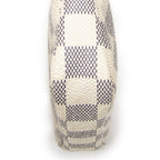 Louis Vuitton Mini Pochette Ivory Damier Azur Brooch — view 8