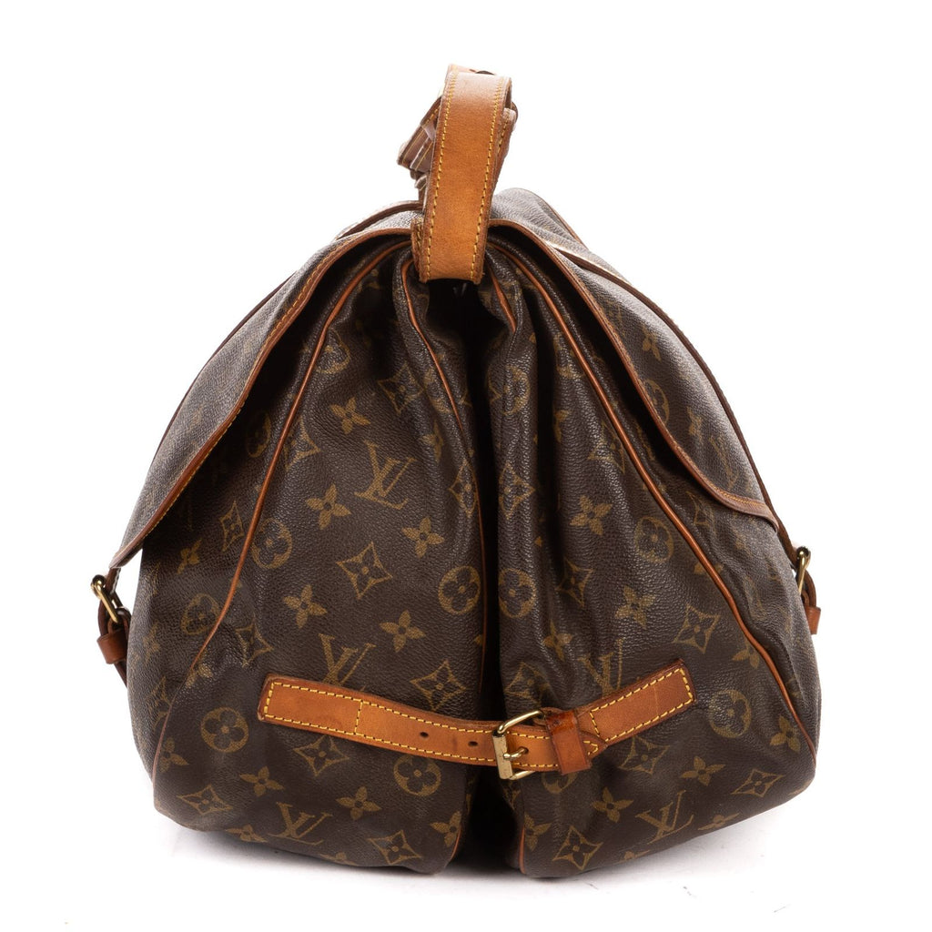 Louis Vuitton Saumur Brown Monogram Canvas — view 4