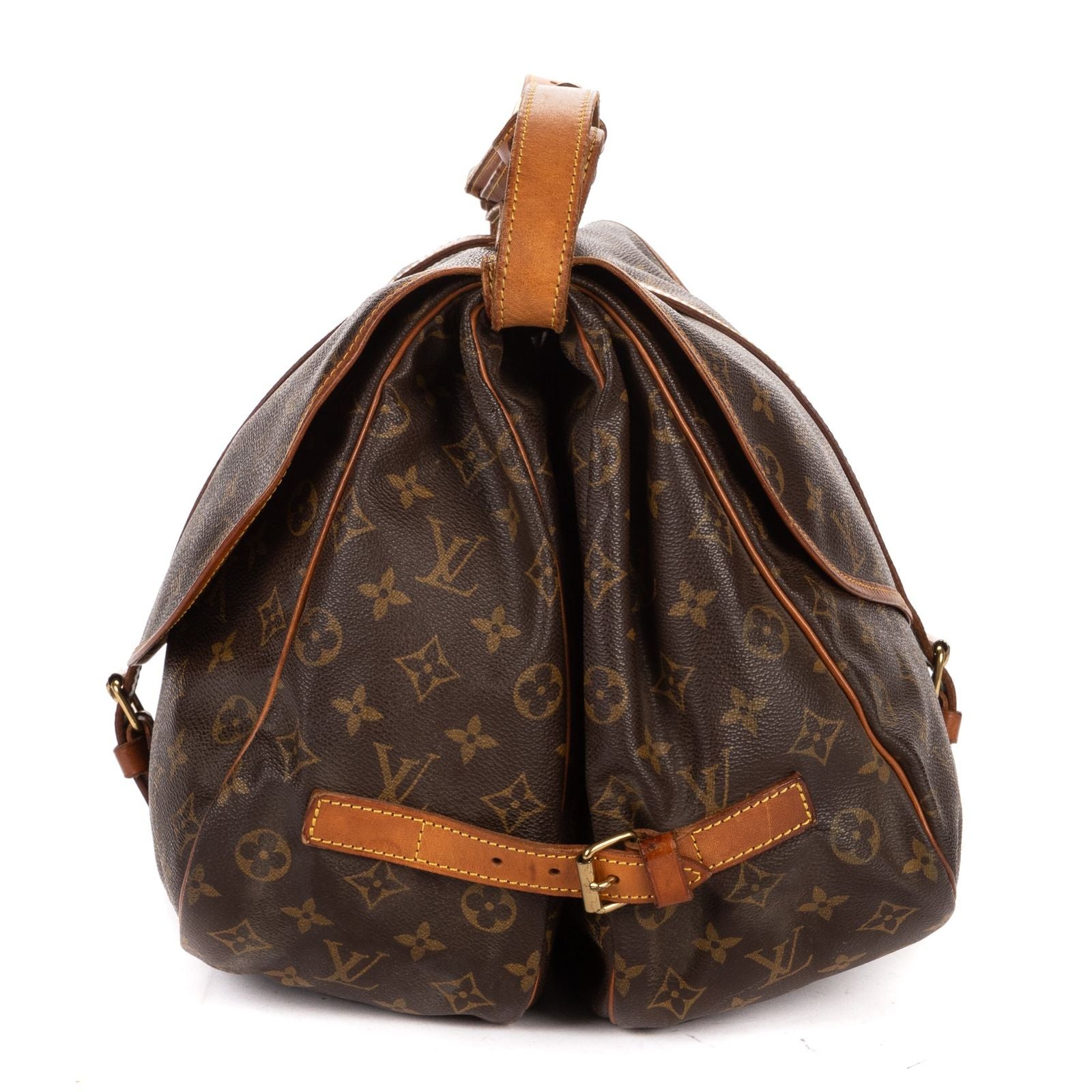 Louis Vuitton Saumur Brown Monogram Canvas — view 4