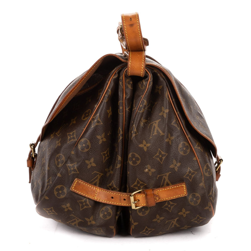 Louis Vuitton Saumur Brown Monogram Canvas — view 3