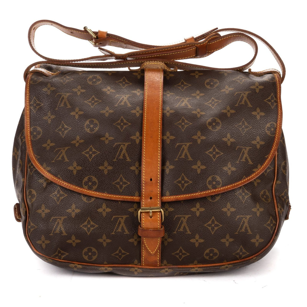 Louis Vuitton Saumur Brown Monogram Canvas — view 5