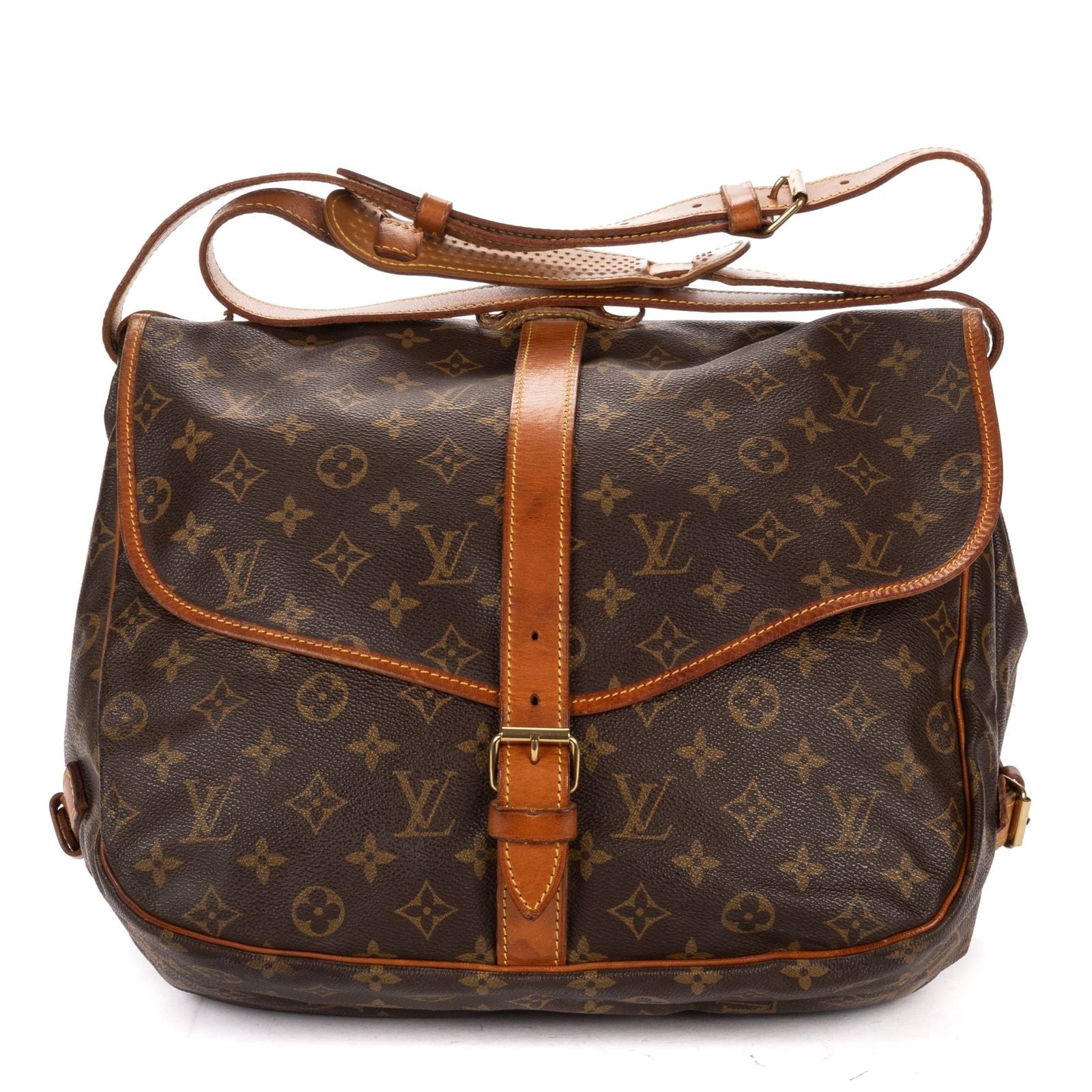 Louis Vuitton Saumur Brown Monogram Canvas