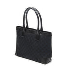 Gucci Zip Shopping Tote Black GG Canvas — view 2