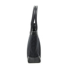 Gucci Zip Shopping Tote Black GG Canvas — view 4