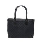 Gucci Zip Shopping Tote Black GG Canvas