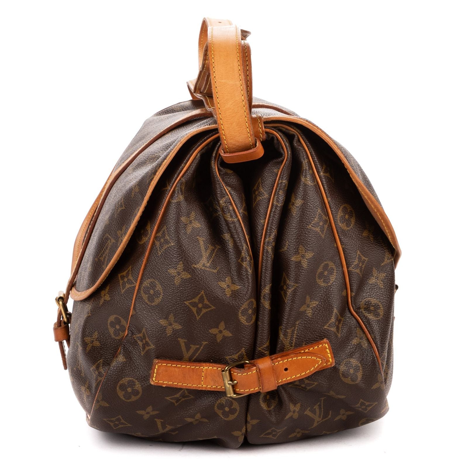 Louis Vuitton Saumur Brown Monogram Canvas — view 4