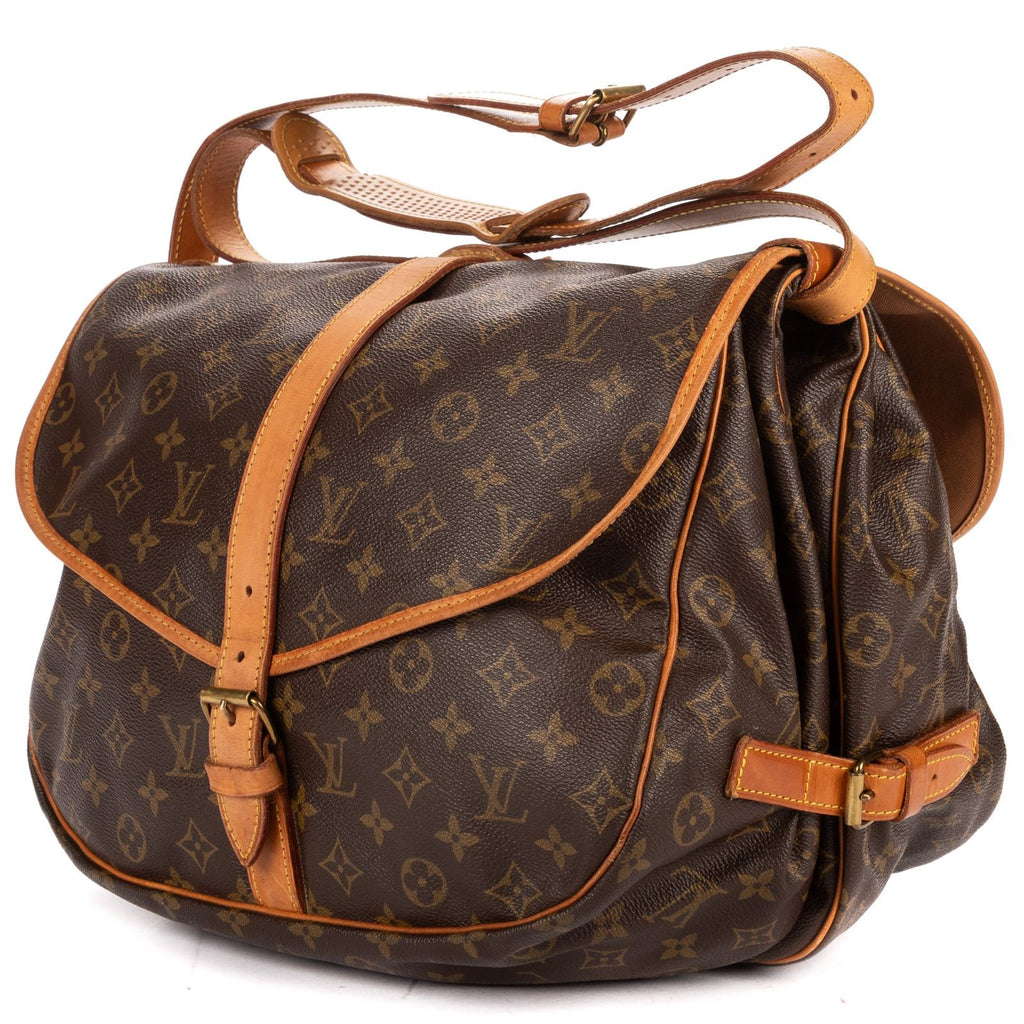 Louis Vuitton Saumur Brown Monogram Canvas — view 2