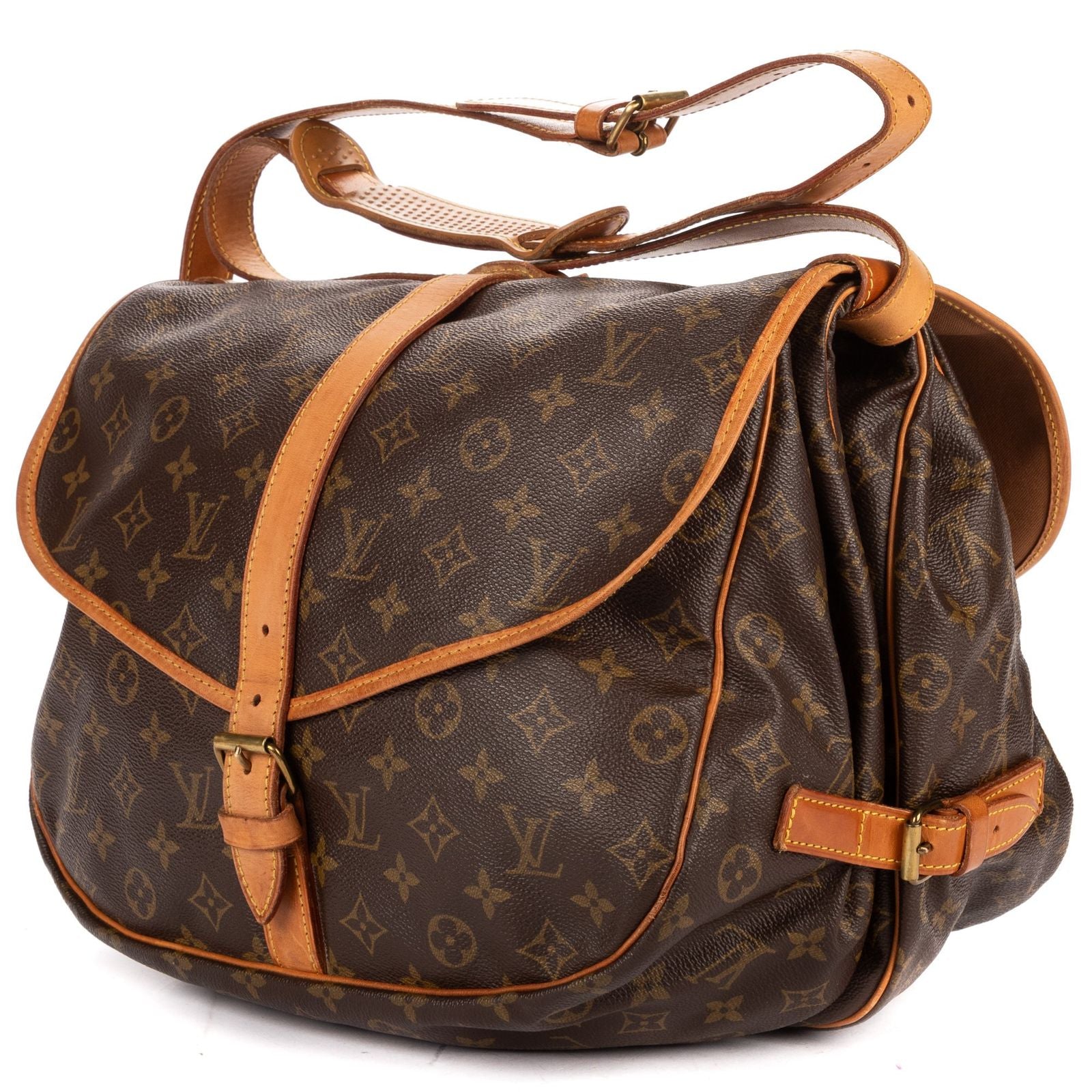 Louis Vuitton Saumur Brown Monogram Canvas — view 2