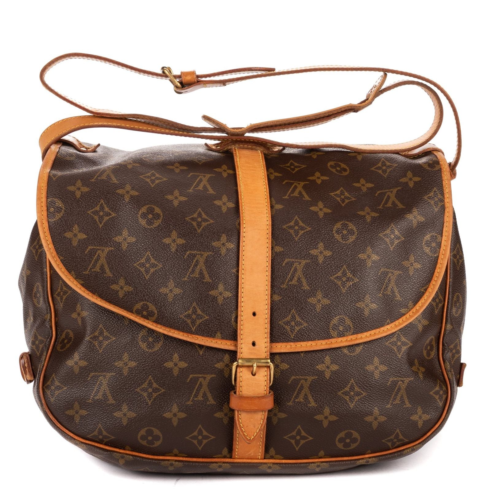 Louis Vuitton Saumur Brown Monogram Canvas — view 5