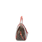 Louis Vuitton Retiro Brown Red Monogram Canvas Shoulder — view 3