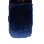Gucci Marmont Belt Bag Navy Chevron Velvet Canvasa — view 8