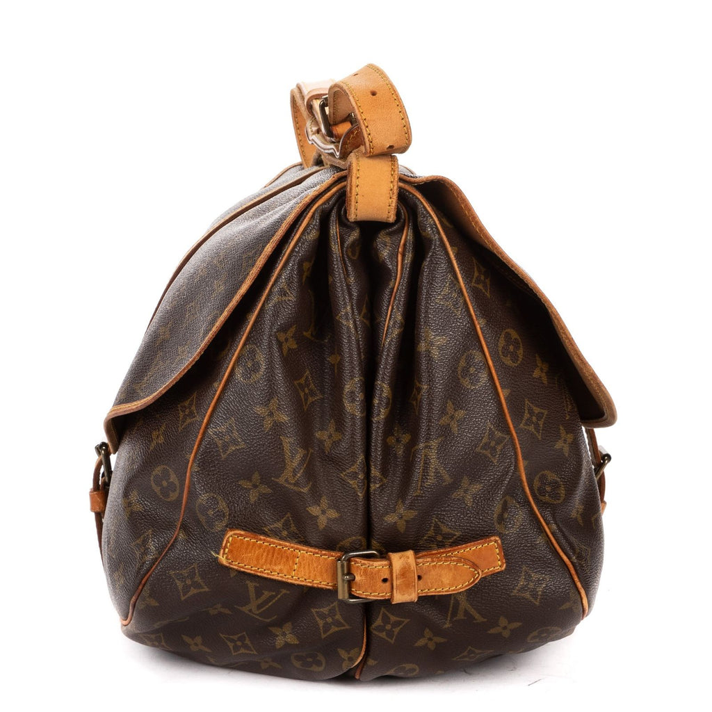 Louis Vuitton Saumur Brown Monogram Canvas — view 3
