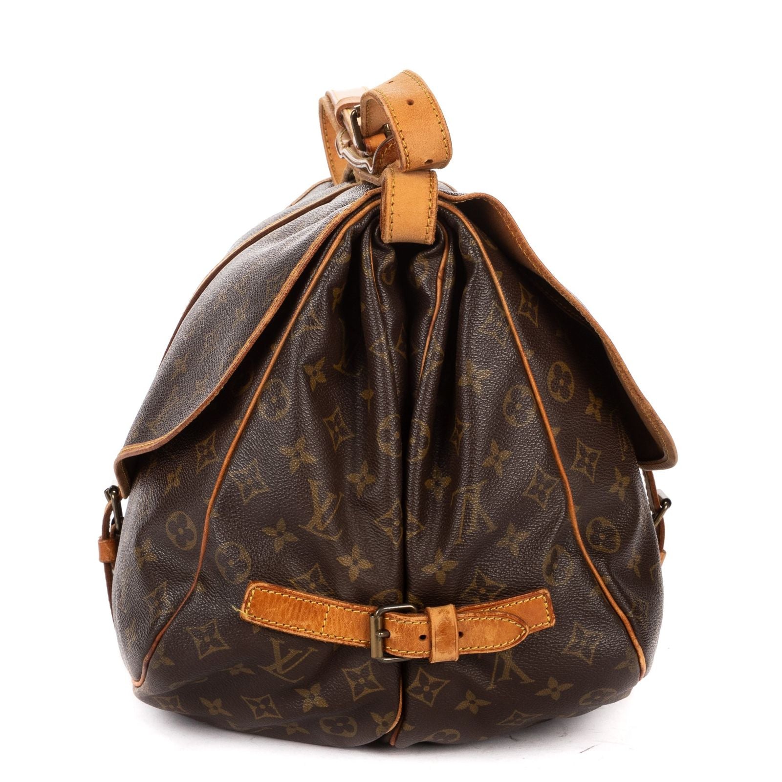 Louis Vuitton Saumur Brown Monogram Canvas — view 3
