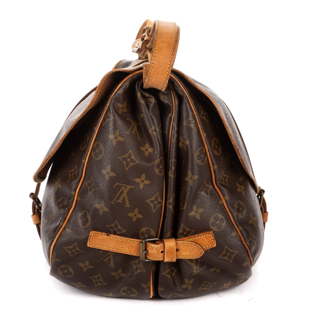 Louis Vuitton Saumur Brown Monogram Canvas — view 4