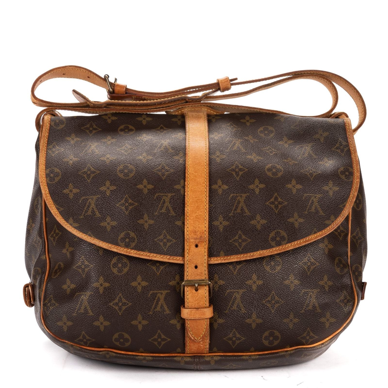 Louis Vuitton Saumur Brown Monogram Canvas — view 5