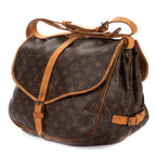 Louis Vuitton Saumur Brown Monogram Canvas — view 2