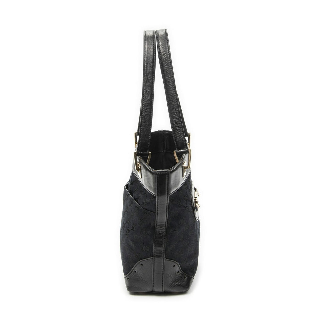 Gucci Lupanci Tote Black GG Canvas — view 4