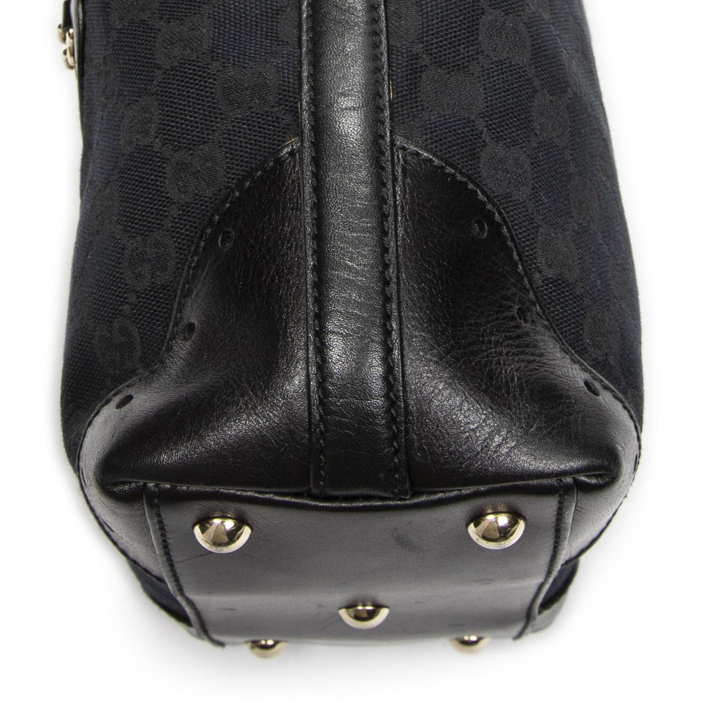 Gucci Lupanci Tote Black GG Canvas — view 7