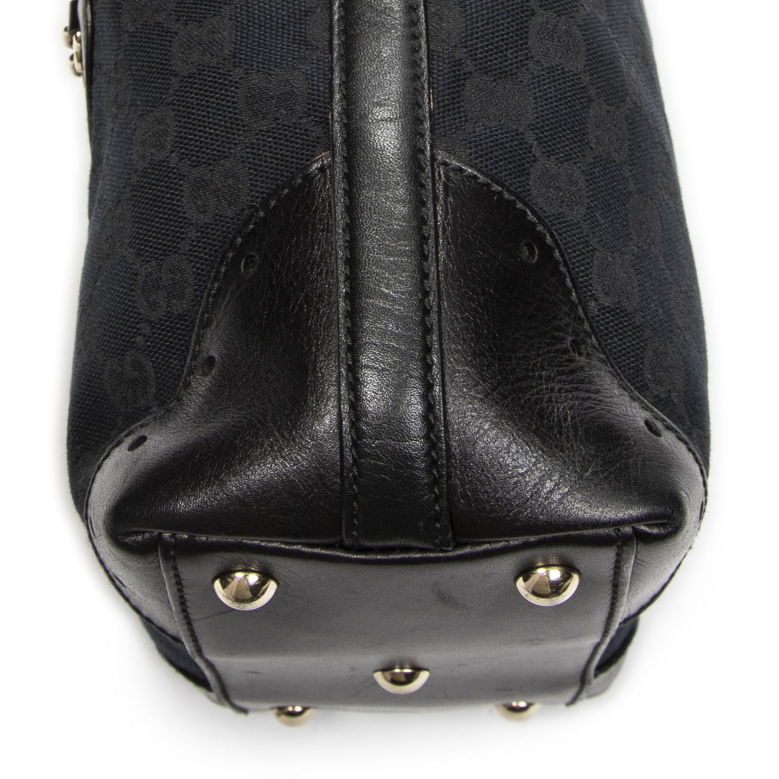 Gucci Lupanci Tote Black GG Canvas — view 7