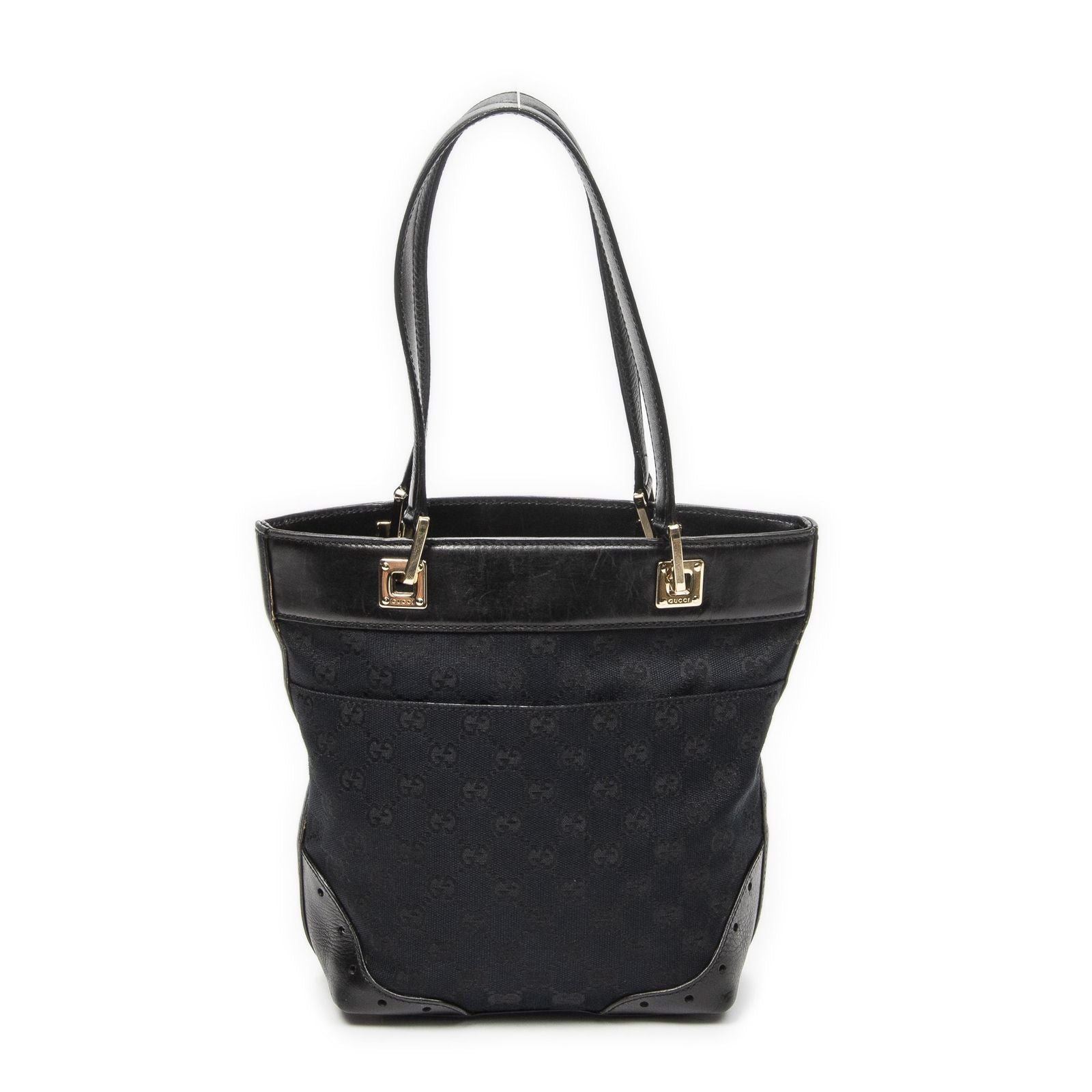 Gucci Lupanci Tote Black GG Canvas — view 5