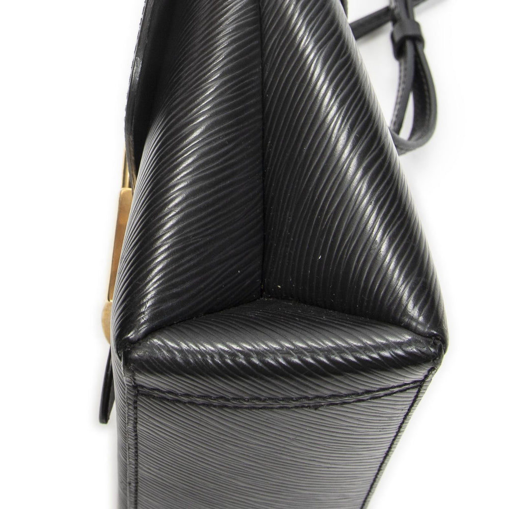 Louis Vuitton Locky Black Epi Shoulder — view 8