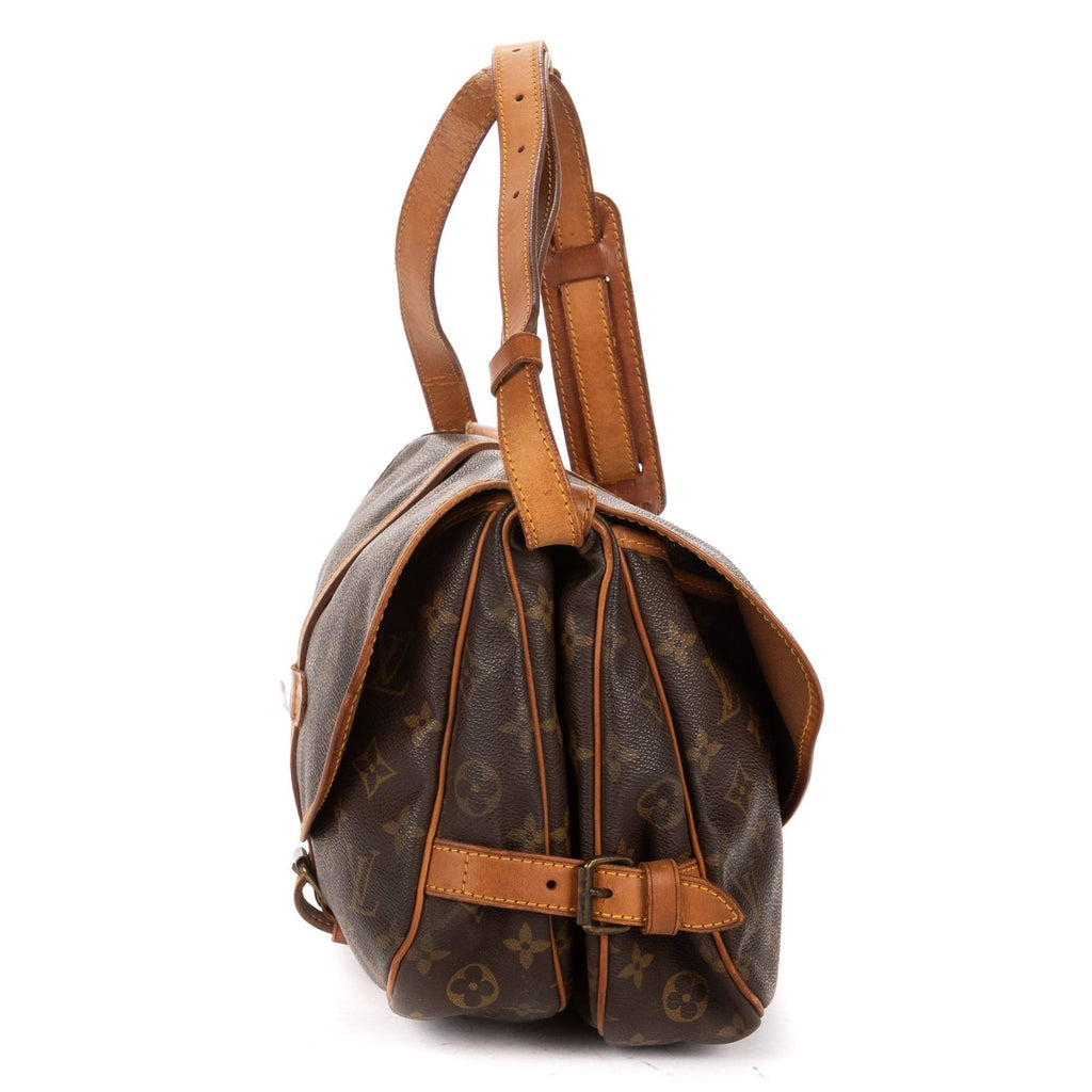 Louis Vuitton Saumur Brown Monogram Canvas — view 4