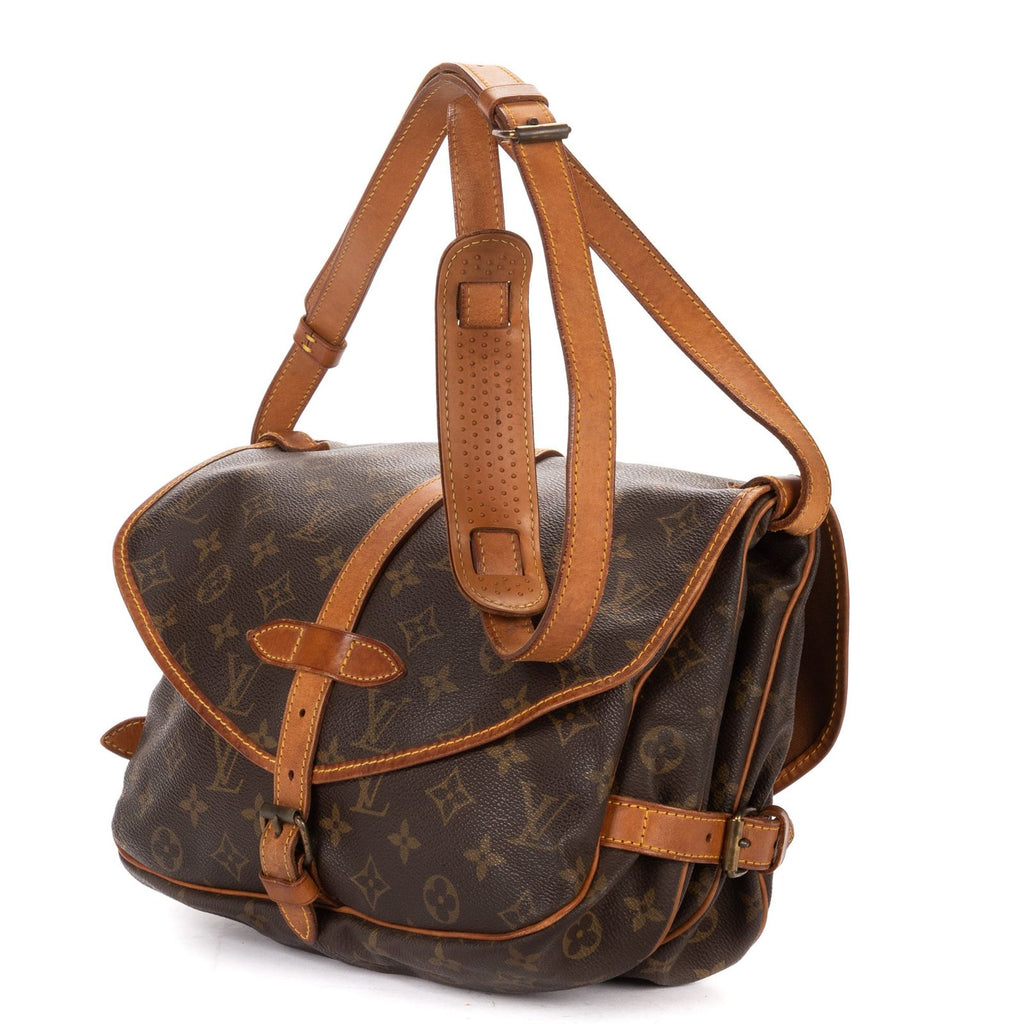 Louis Vuitton Saumur Brown Monogram Canvas — view 2