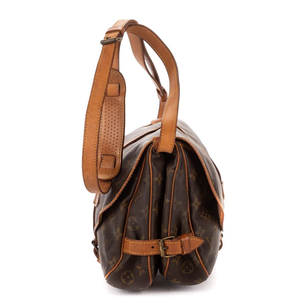 Louis Vuitton Saumur Brown Monogram Canvas — view 3