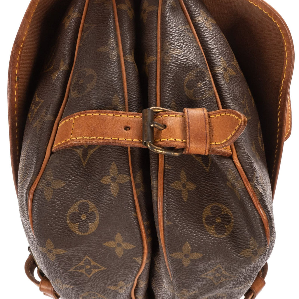 Louis Vuitton Saumur Brown Monogram Canvas — view 8