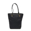 Gucci Small Bucket Tote Black GG Canvas