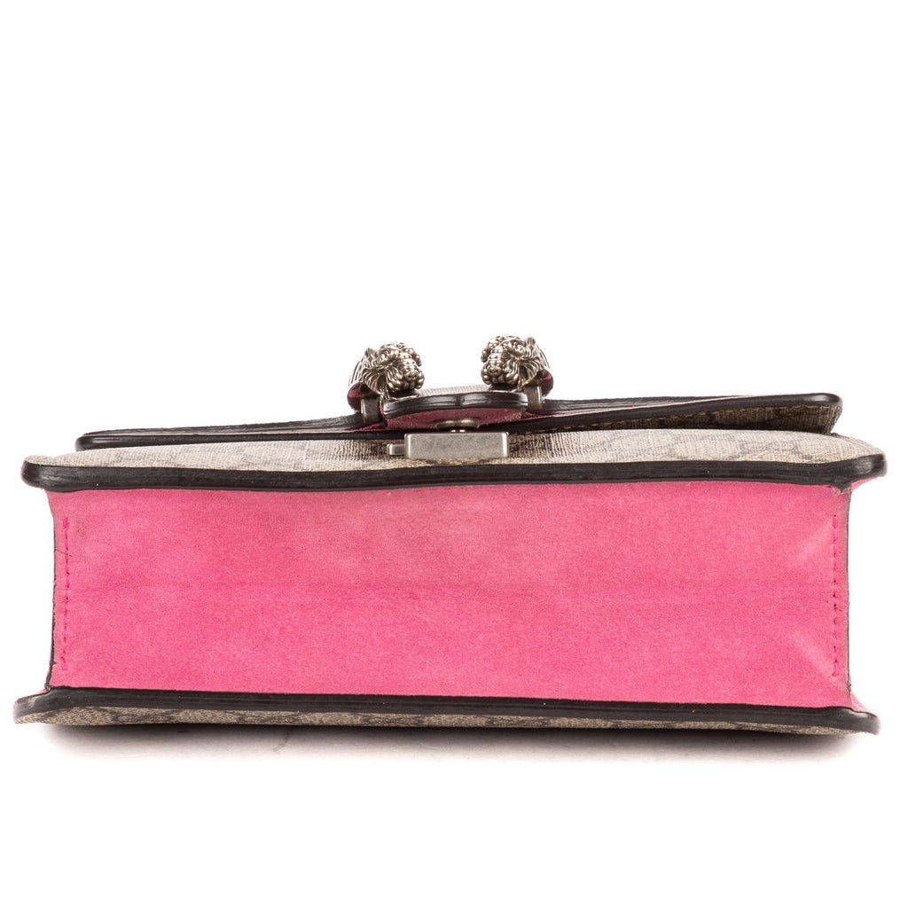 Gucci Mini Dionysus Beige Pink Split-m Canvas Shoulder — view 6