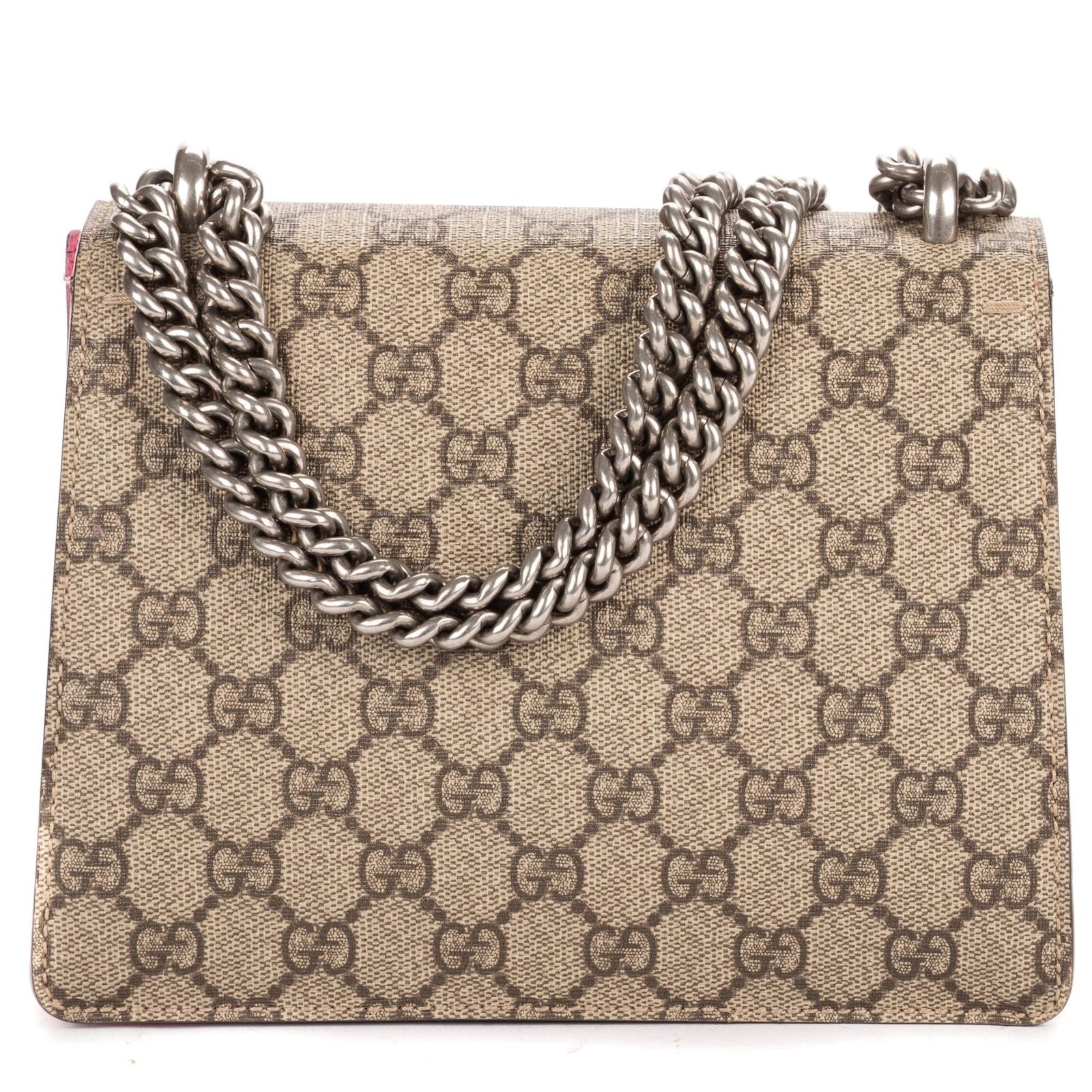 Gucci Mini Dionysus Beige Pink Split-m Canvas Shoulder — view 5