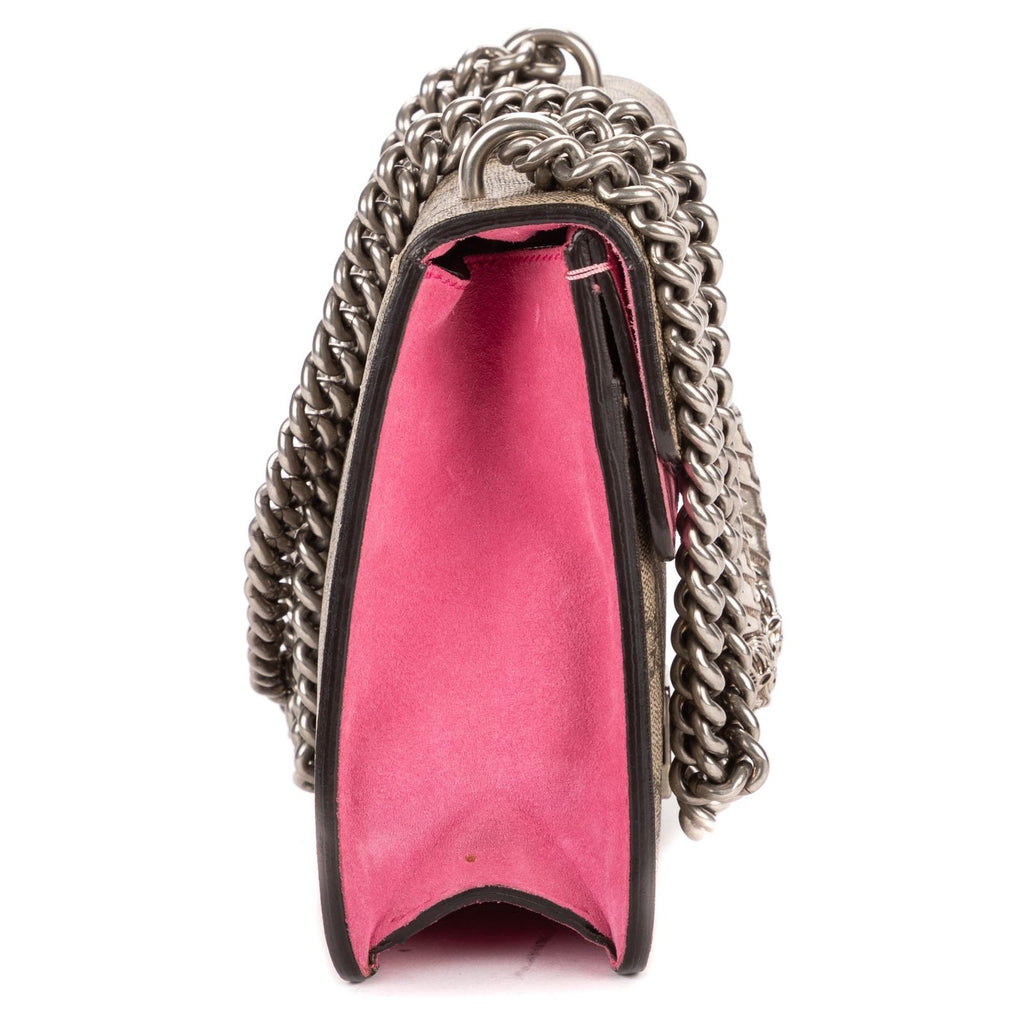 Gucci Mini Dionysus Beige Pink Split-m Canvas Shoulder — view 4